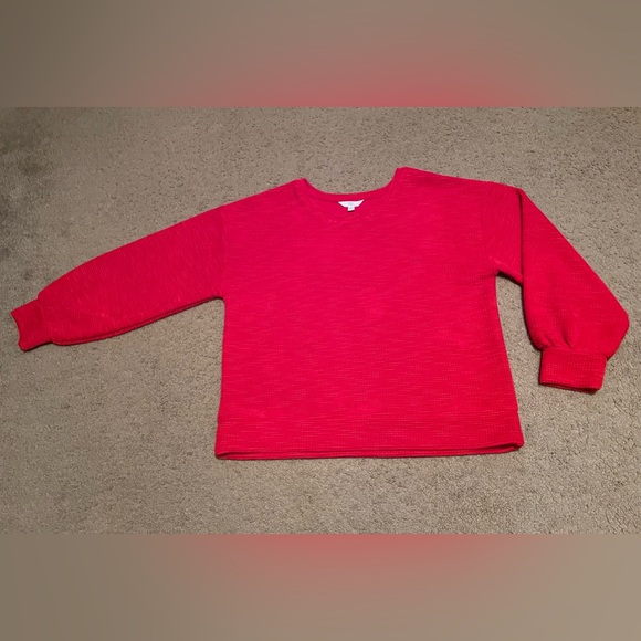 Time and True Women's Red Sweater Size L (12-14) - Picture 10 of 10